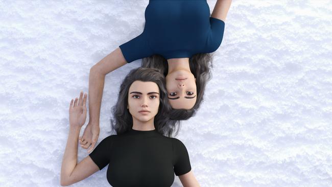 Double Trouble Creatives Colina and Hripsime Demirdjian’s virtual influencers. Picture: Supplied