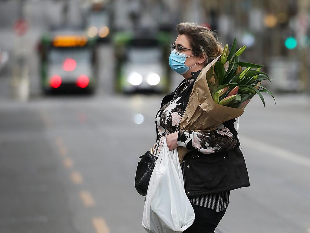 People in Melbourne will now have to wear masks from Wednesday as the state of Victoria battles a second wave of COVID-19. Picture: NCA NewsWire/Ian Currie