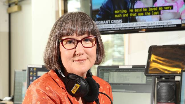 Bern Young at the ABC before standing for council. Picture Glenn Hampson.