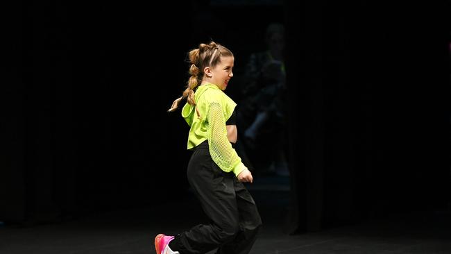 Age 7 to 12 Hip Hop Solo. Brooklyn Keating. Picture: Shae Beplate.