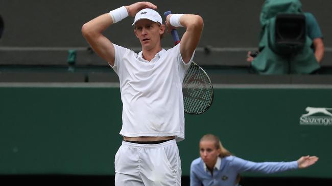 We hope Kevin Anderson wasn’t planning to run any errands after the match.