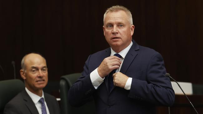 Premier Jeremy Rockliff. Tasmanian House of Assembly question time. Picture: Nikki Davis-Jones
