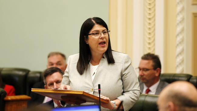 Education Minister Grace Grace pictured at Queensland Parliament. Picture: NCA NewsWire / Josh Wonning