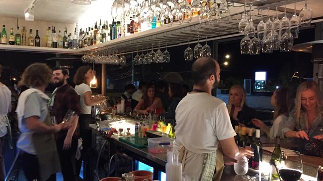 The Collective in Palm Beach enjoying busy trade on a Saturday night. Picture: Michael Saunders