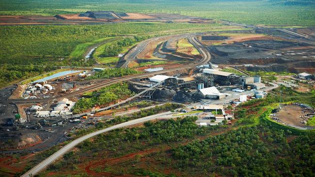 An aerial view of the McArthur River Mine.