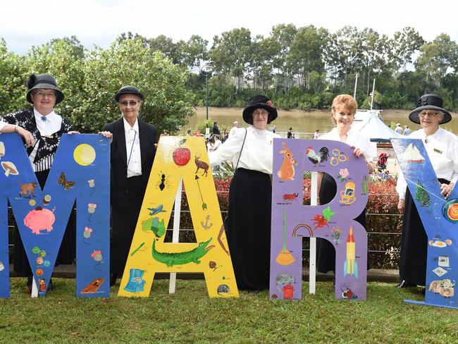 Mary Poppins Festival 2018 - Proud Mary's (L) Mary Lange, Joanne Jones, Dianne Grinter, Andrea Stevenson and Joy Newman.