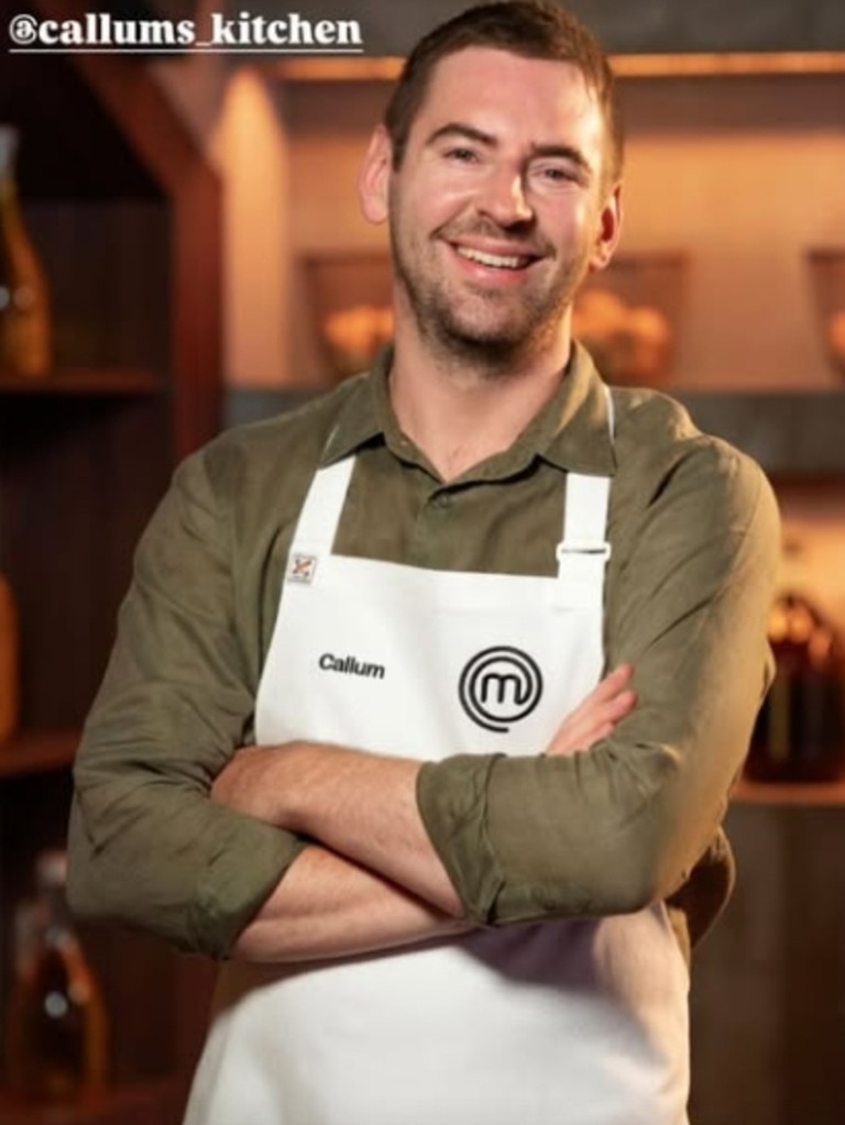 Returning MasterChef contestant Callum Hann. Pics: Instagram.