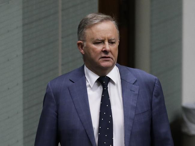 Anthony Albanese in Question Time in the House of Representatives at Parliament House in Canberra. Picture by Sean Davey.