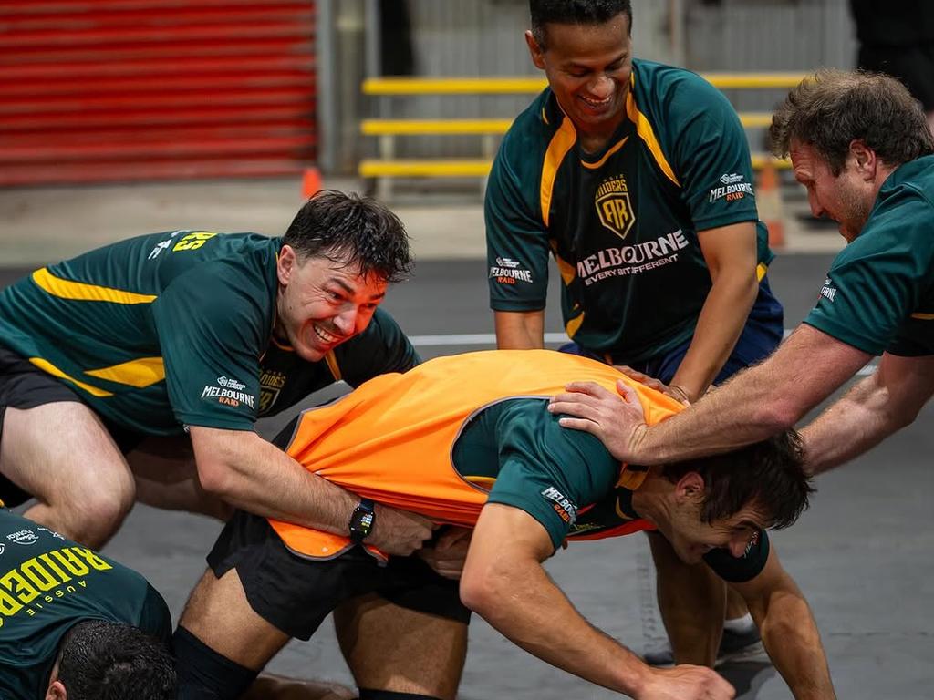 Players in action. Picture: Melbourne Kabaddi Raid/Instagram