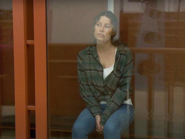 US-Russian citizen Ksenia Karelina was sentenced to 12 years jail for treason after donating to charity which helped Ukrainians. Picture: AFP