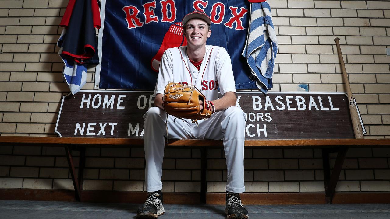 Riley Yeatman, 17, has signed a contract with US baseball team the San Diego Padres. Picture: Sarah Reed