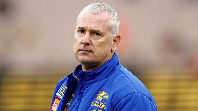 Pressure is mounting on Adam Simpson after West Coast’s disastrous loss to Hawthorn.