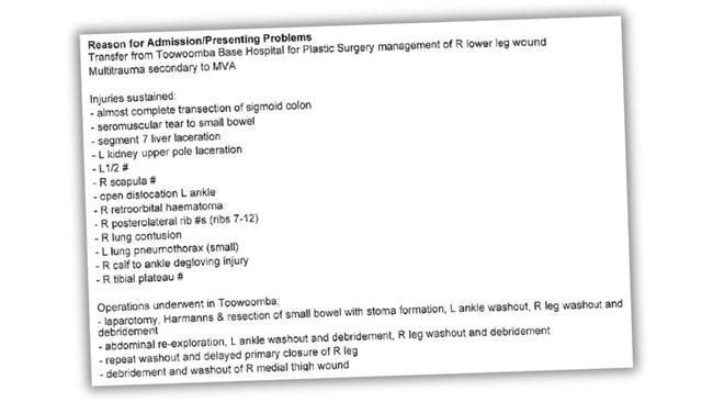 Brooke Neville's list of injuries and operations was extensive after her 2012 car crash.