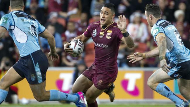 Holmes has scored four tries in two Origin matches.