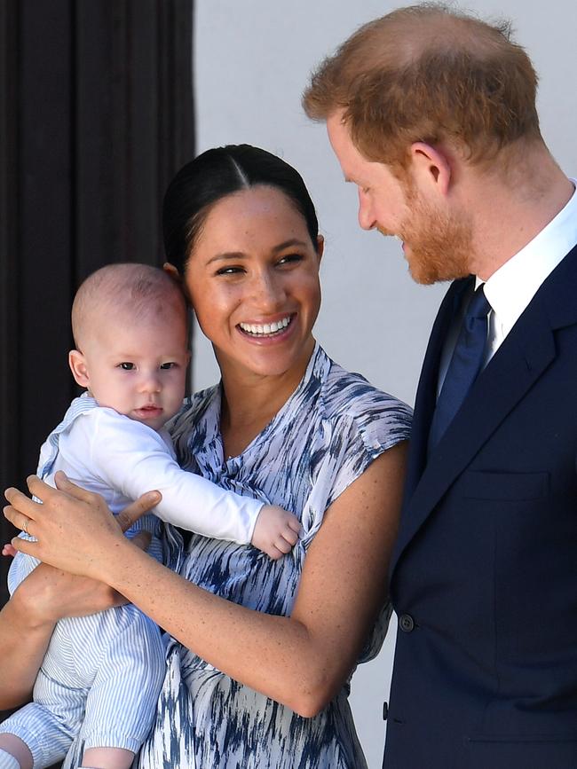 Harry, Meghan and Archie are now living in LA. Picture: Toby Melville – Pool/Getty Images