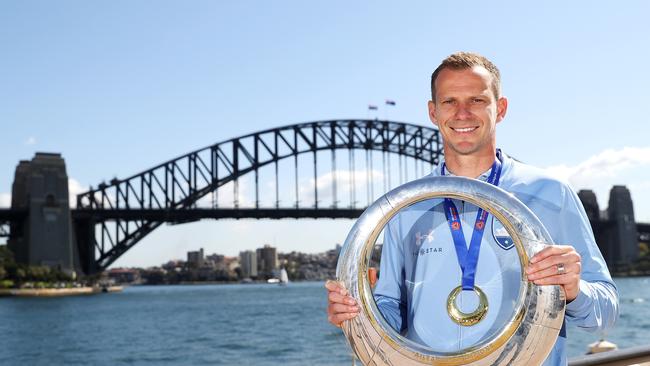 Sydney FC captain Alex Wilkinson recognises the need for a strong A-League this season. Picture: Getty