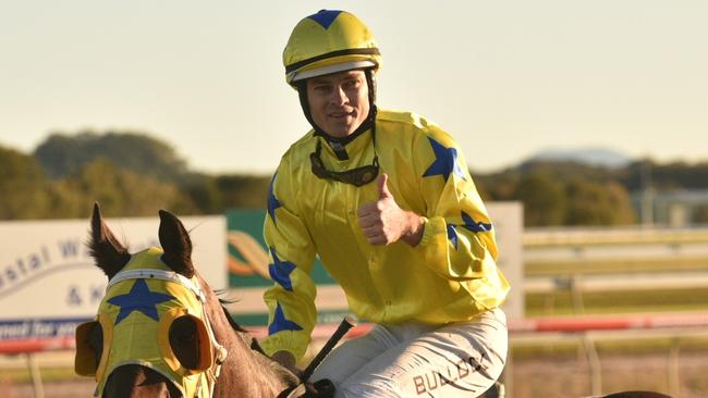 Jockey Aaron Bullock looks a terrific chance of taking out the TAB Jockeys Challenge.