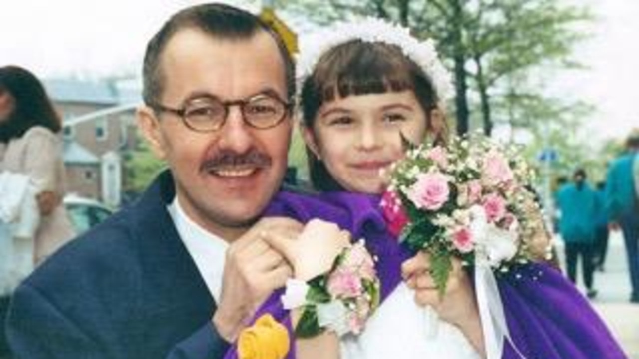 Genevieve Gyulavary, pictured with her dad Peter, who died in the September 11 terrorist attacks. Picture: Supplied