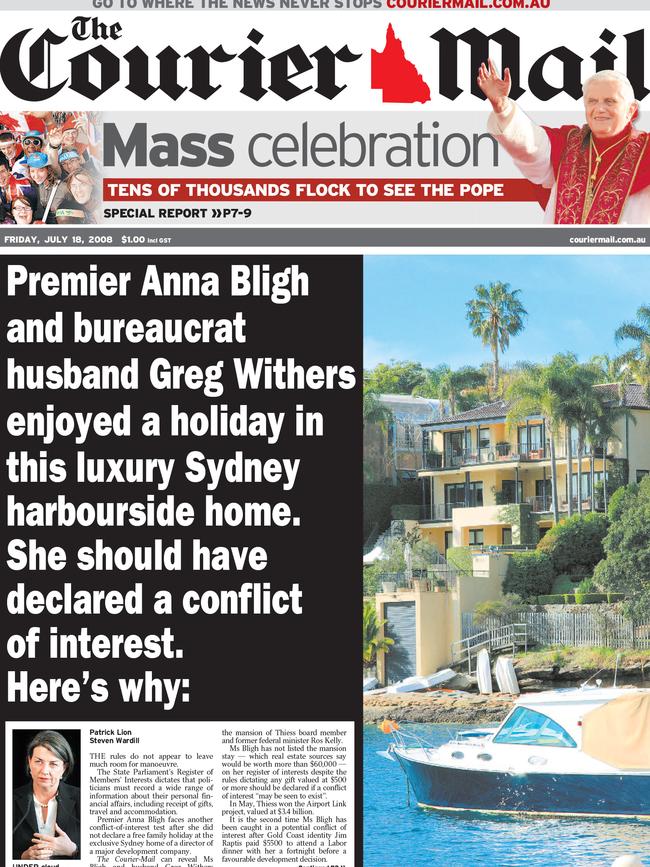 The Courier Mail July 18, 2008.