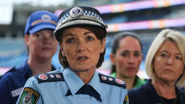 Police Commissioner Karen Webb said last week she would use the internal investigative body, the Professional Standards Command to find detractors leaking sensitive information. Picture: NewsWire