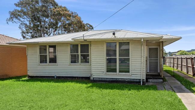 Cheapest street: The three-bedroom house at 16 Bellbird Ave, Norlane, sold for $350,000 last November.