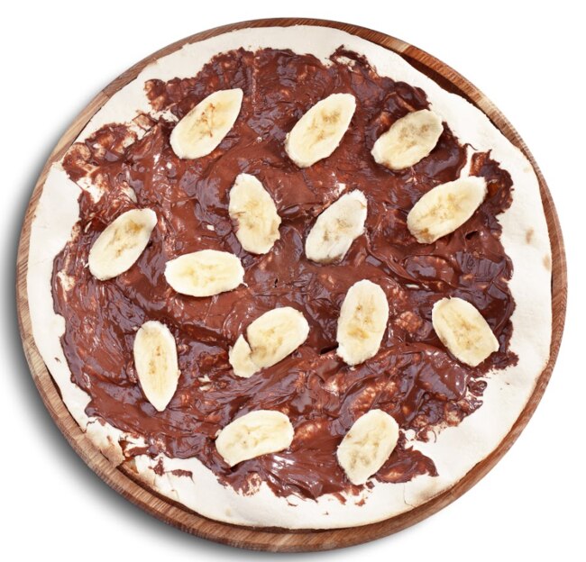 Try a chocolate and banana pizza from Marty’s Pizza Hideout. Picture: Menulog