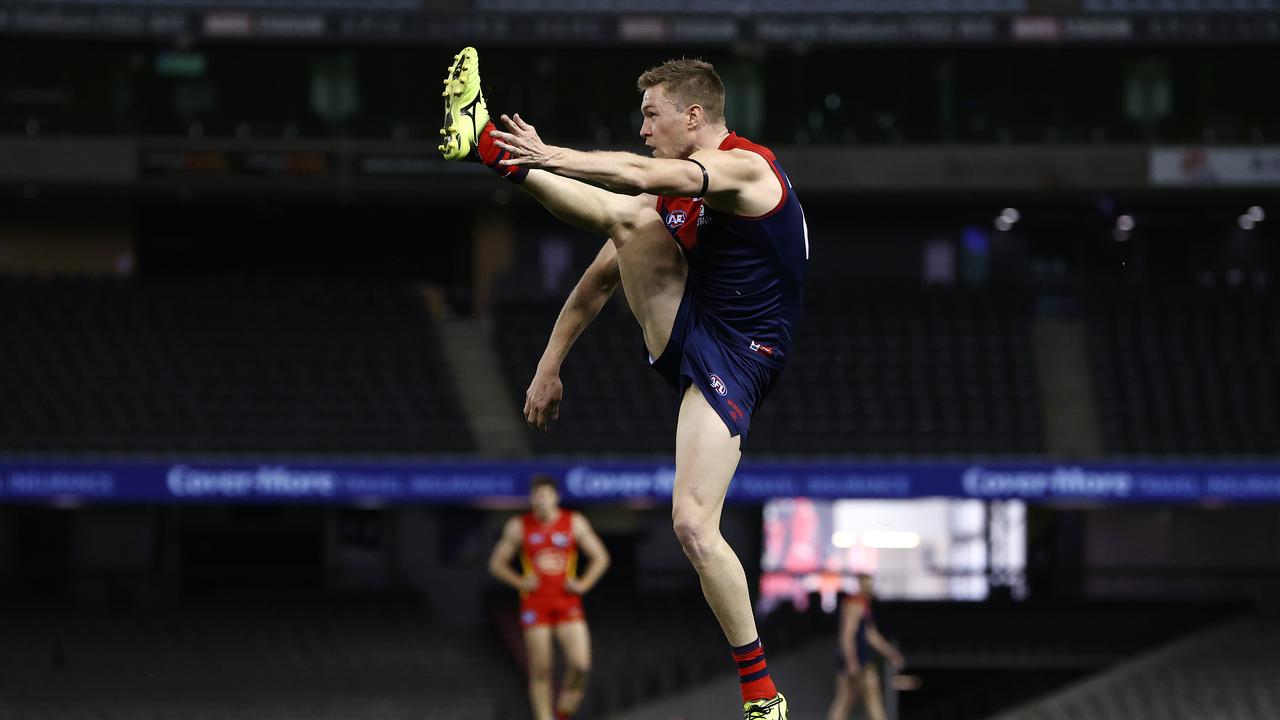 Melbourne’s Tom McDonald has extended his time with the club until the end of 2024. Picture: Michael Klein