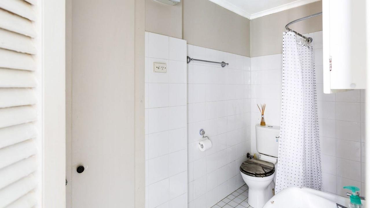 The tiny unit does have a separate bathroom. Picture: realestate.com.au