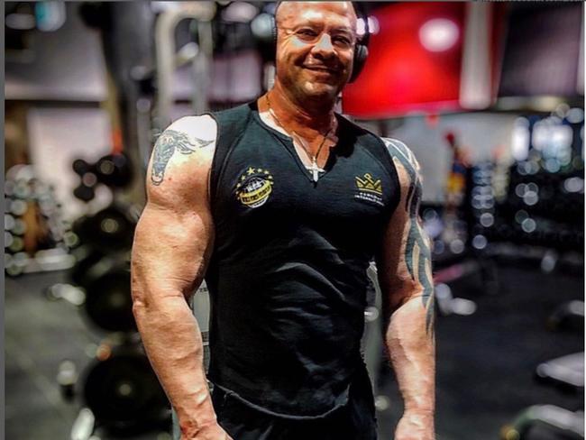 Blair Loveday fronted Melbourne Magistrates' Court charged with trafficking drugs including cocaine, MDMA, steroids and testosterone and ketamine. Picture: Facebook.VERIFIED SHAPIROSeen in court, linked to bodybuilding industry, rare name, matched partial arm tattoohttps://www.facebook.com/blair.loveday