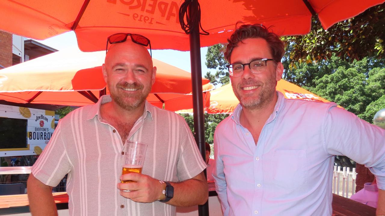 Darren Standen and Simon Larkin at The Normanby on Melbourne Cup day.