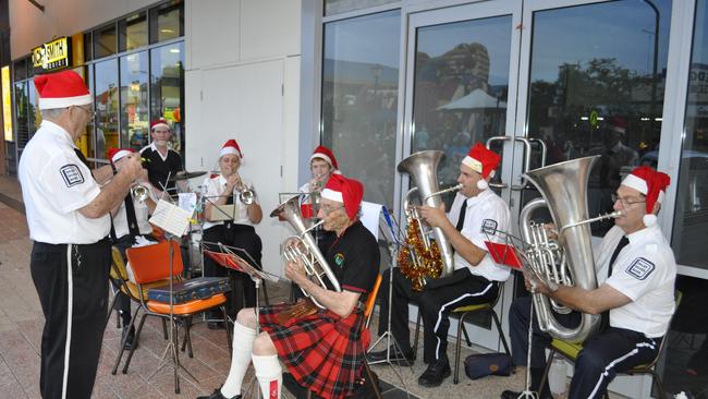 The Dalby Silver Band were one of many acts that kept locals entertained at the Christmas Street Party held in Cunningham Street last Thursday. The evening culminated in drawing of the car giveaway by the Dalby Chamber of Commerce. Photo: Gen Kennedy/Dalby Herald