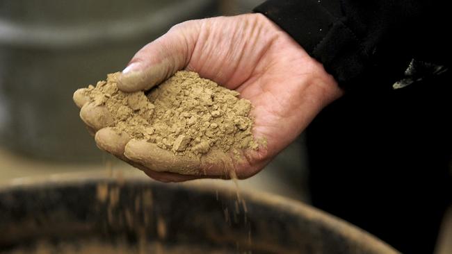 Rare earth minerals extracted from America’s Mountain Pass mine.