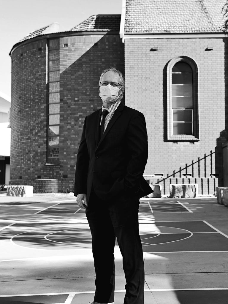 FACES OF LOCKDOWN: Steven Jones, Principal of St Patrick's Primary School in Guildford. Photo: Jeremy Piper