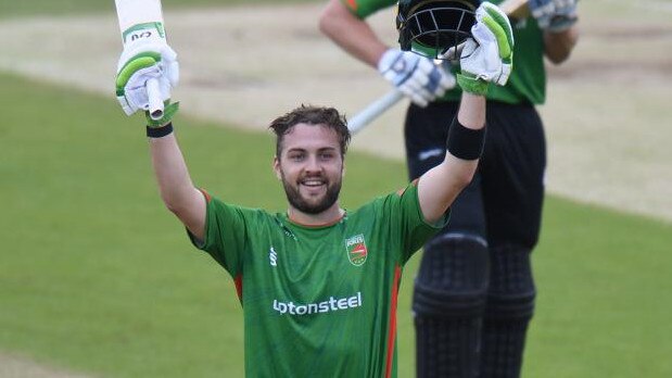 Josh Inglis hit the winning runs for Australia and hopes to make his official debut for the side at the T20 World Cup. Picture: Tony Marshall / Getty Images