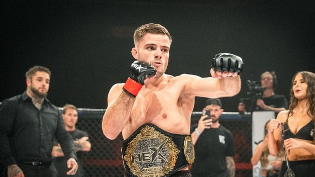 Rising MMA star Sean Gauci. Picture: Hex, Contributed