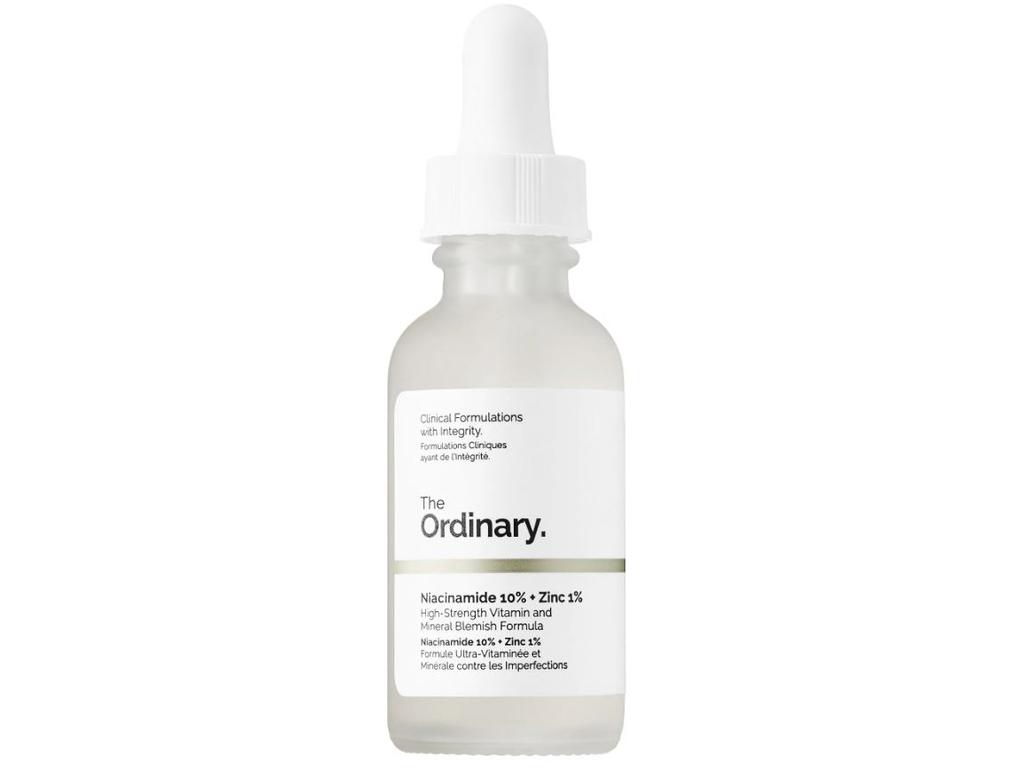 The Ordinary Niacinamide Serum calms inflamed skin.