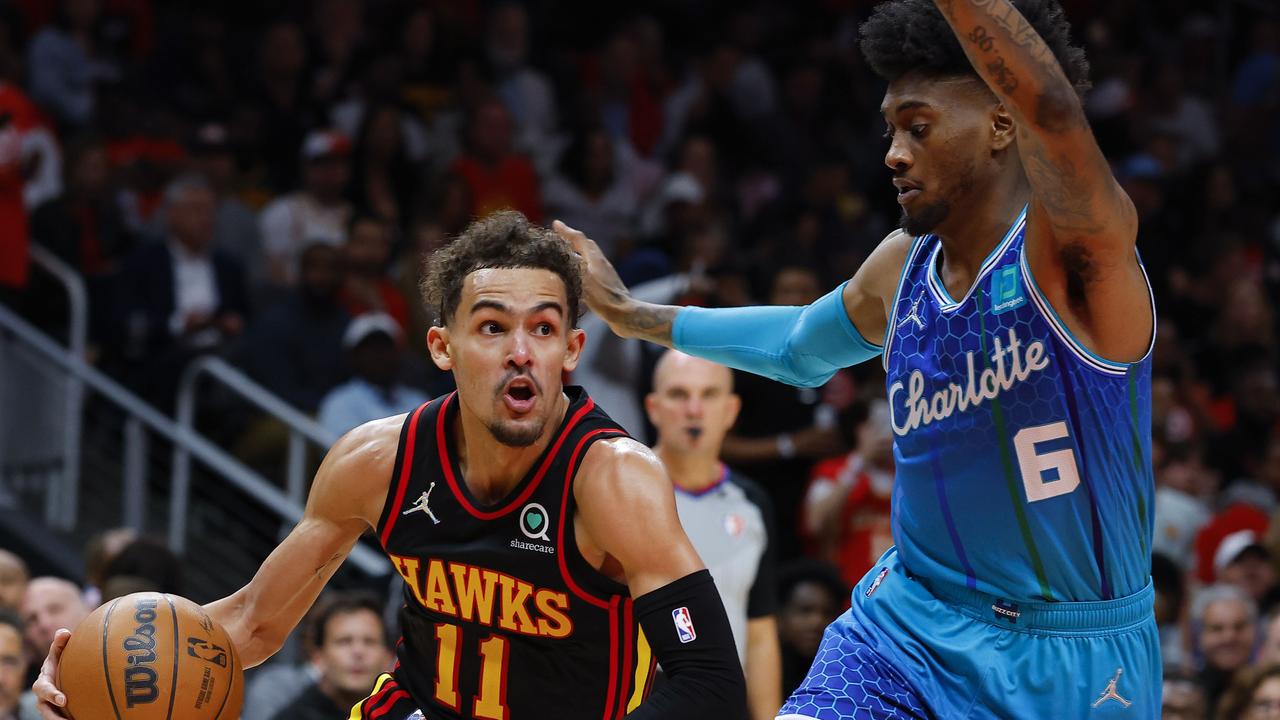 Trae Young is a playoffs specialist. Photo: Todd Kirkland/Getty Images/AFP