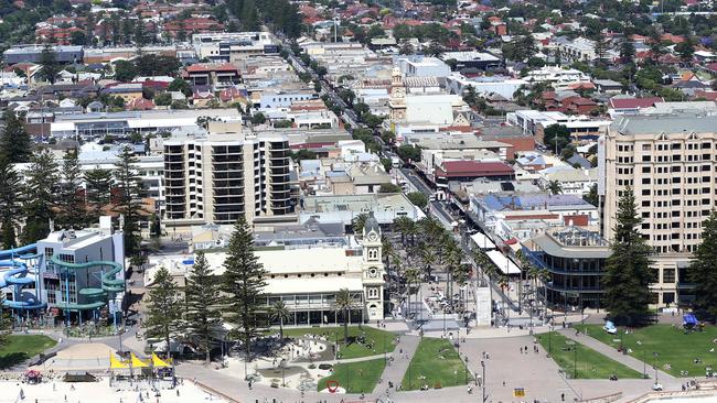 Glenelg is one of the places in danger of erosion. Picture: Sarah Reed