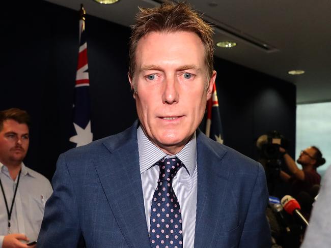 3/3/2021The Australian Attorney- General Christian Porter faces the media in Perth about rape allegations.Pic Colin Murty The Australian