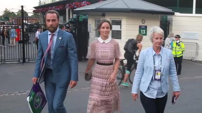 Pippa Middleton and James Middleton Leaving Wimbledon Tennis Club In London