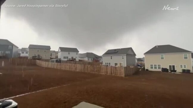 Dark Funnel Cloud Looms As Tornado-warned Storm Hits South Carolina ...