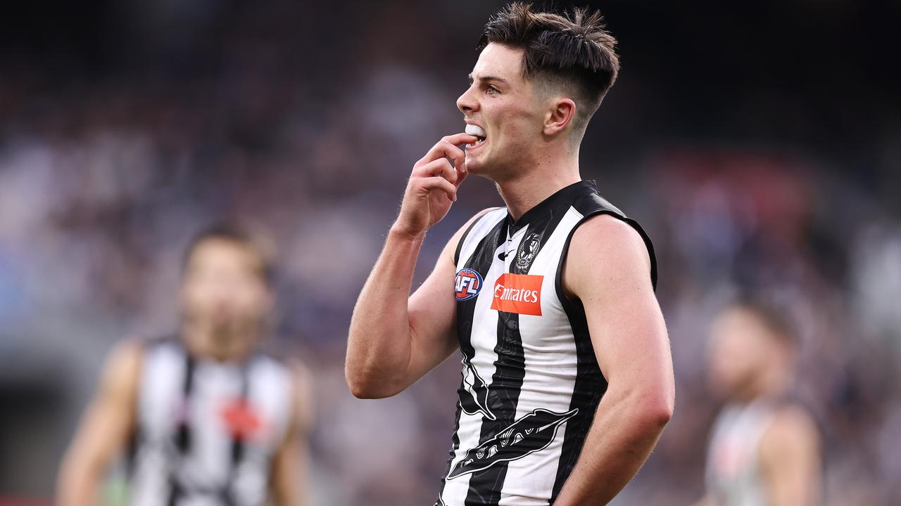 Oliver Henry has told the Magpies he doesn’t want to play with them next year. Picture: Michael Klein