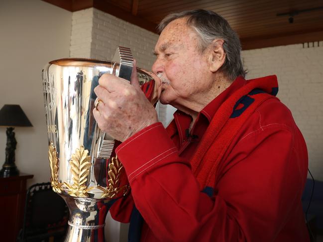 Barassi forged one of football’s most iconic careers. Picture: David Caird