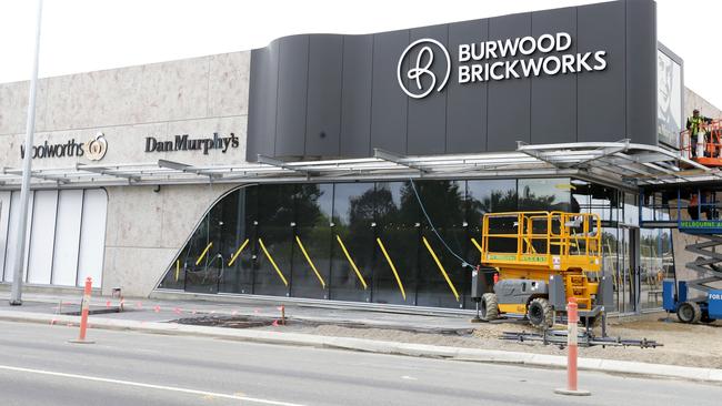 Burwood Brickworks shopping centre opened in December.