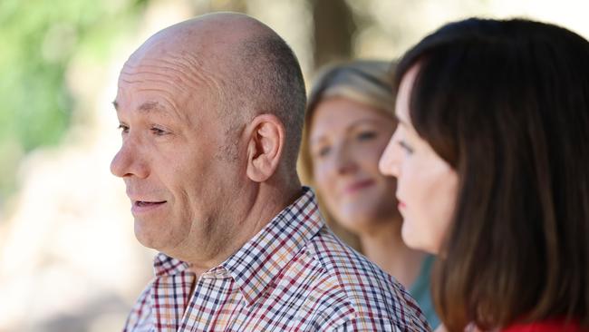 February 9 2023: Marion Mayor Kris Hanna at the then soon to be opened Glenthorne National Park, nature play space. NCA NewsWire / David Mariuz