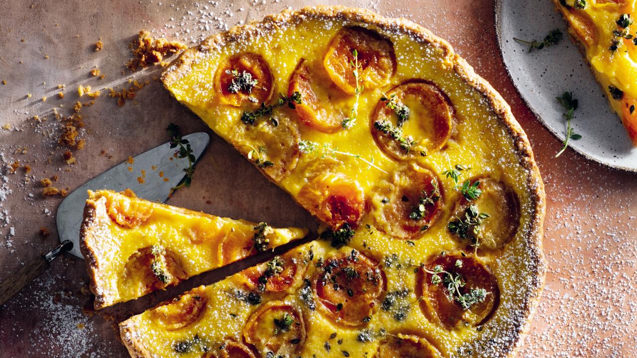 An apricot tart recipe shared from the heart