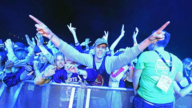 Schoolies celebrate at Victor Harbor in 2018. Picture: Tom Huntley