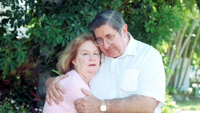 Maxine and Paul Visentin at home after their court case finished in Brisbane Picture: Donna Cosford