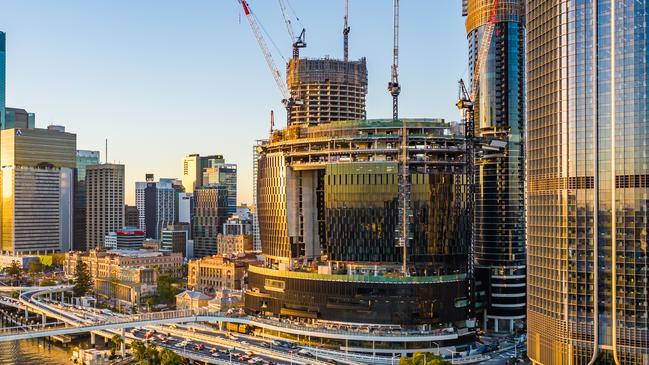 Construction giant Multiplex is suing over construction delays on the Queen’s Wharf development.