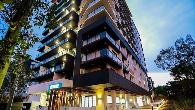 Atira student accommodation at Regent St, Woolloongabba.